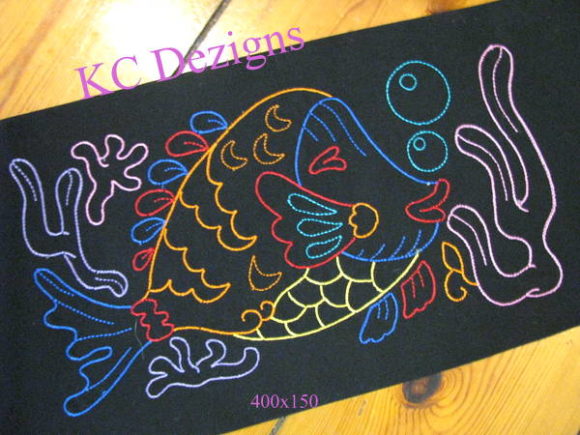 Colourline Fish 03: A Practical Embroidery Review