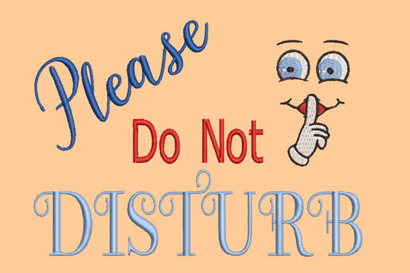 Cute Please Do Not Disturb Sign
