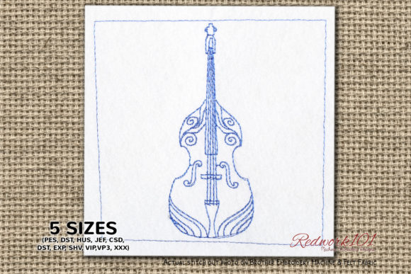 Double Bass Bluework
