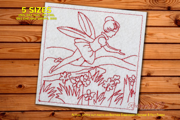 Fairy Is Flying over the Mountain