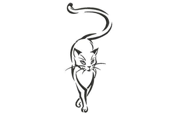 Sexy Feline: A Craft Fair-Ready Embroidery Design