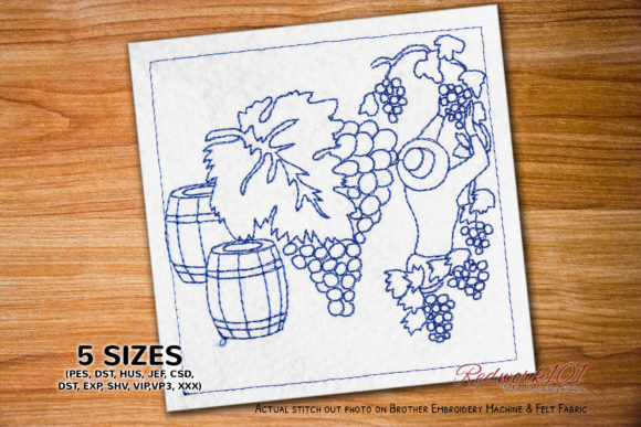 Woman Harvesting Grapes in a Vineyard